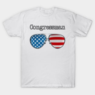 AMERICA PILOT GLASSES CONGRESSMAN T-Shirt